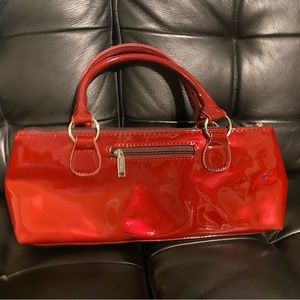 New prime ware insulated wine clutch purse red